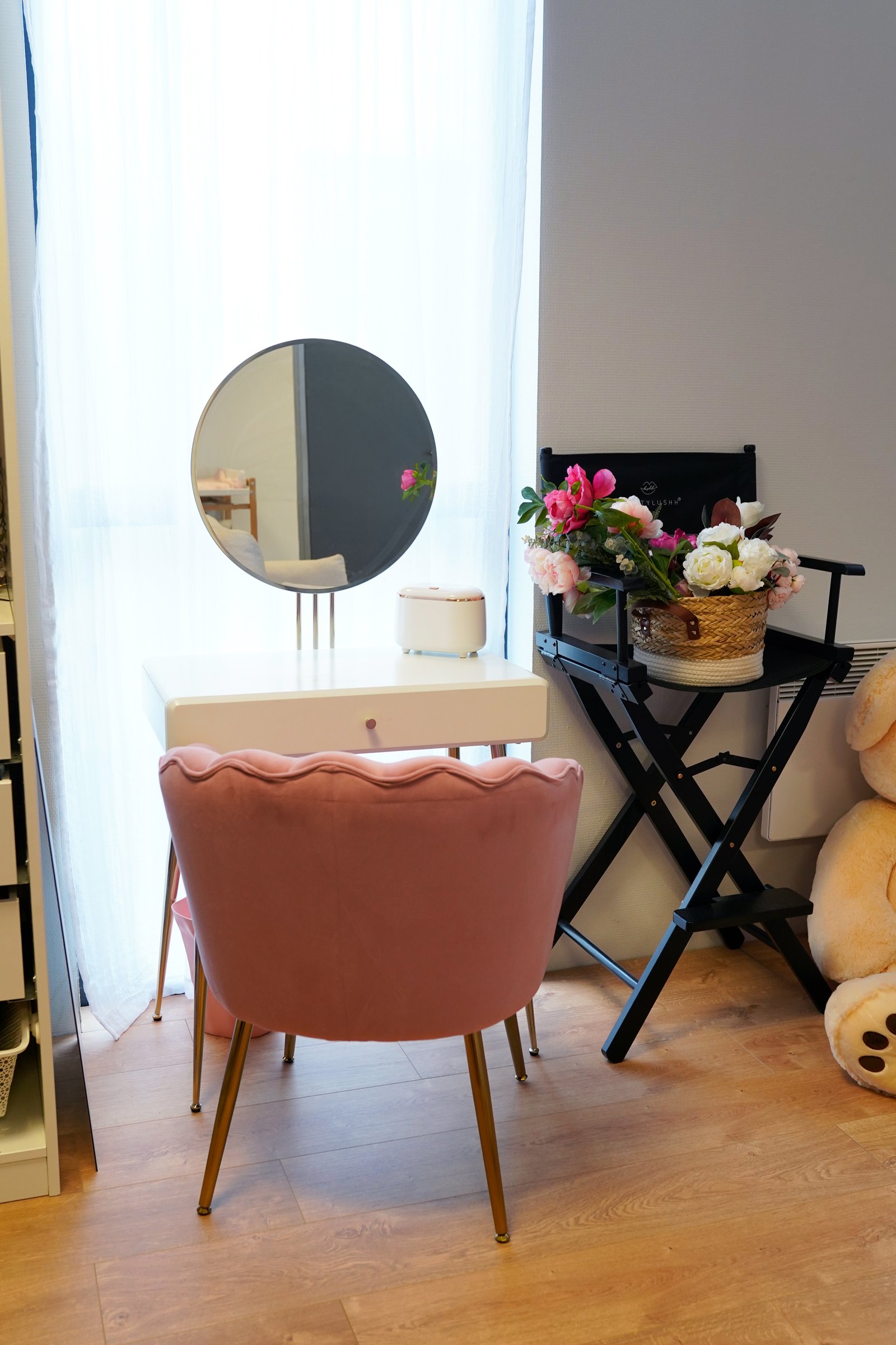 Vue d'ensemble du studio — espace de prise de vue